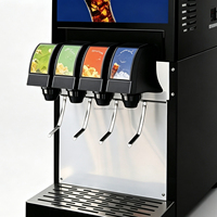Distributeur de boissons électrique portable en acier inoxydable à 4 saveurs avec une capacité de 90 tasses/heure