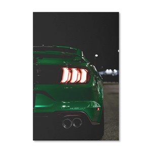 Quadro LED su Tela Dipinto a Olio Vintage, Stampa Digitale <span class=keywords><strong>Auto</strong></span> da Corsa con Luci, Stile Moderno, Impermeabile, Pronto da Appendere per Arredamento Casa - Product Image 3