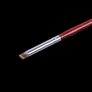 Pinceau de mélange pour nail art dégradé ciel étoilé, stylo de peinture en nylon biseauté avec virole sertie pour la création de motifs en gel UV - Product Image 5