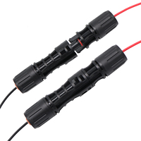 Kabel Ekstensi Panel Generator Surya PV GJQ Berkualitas Tinggi 1.5m 3pin PVC Multi MC Female DC5521 DC7909 Male