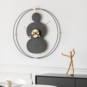 Reloj de Pared Artístico Grande, Redondo, Funciona con Batería, Simple y Elegante, Decoración para el Hogar, Reloj de Pared para Sala de Estar - Product Image 3