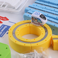 Jouets de train de haute qualité, blocs de construction magnétiques éducatifs à assembler, piste de lévitation, jouet de voiture sur rail, 172 pièces