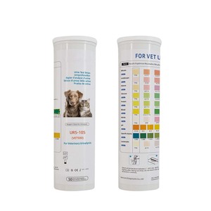 Bandelettes de test <span class=keywords><strong>urinaire</strong></span> pour animaux, 100 bandelettes, <span class=keywords><strong>analyse</strong></span> 10 paramètres pour chats, outil de diagnostic vétérinaire - Product Image 1