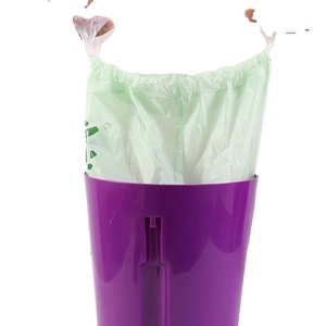 Biểu Tượng Tùy Chỉnh Compostable 13 Gallon Phân Hủy Sinh Học Thùng Rác Thùng Rác Túi Với Dây Kéo - Product Image 3