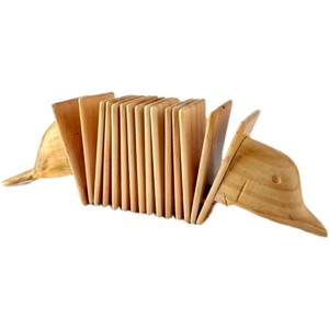 En gros Instruments de percussion : Bloc musical en bois à grincements d'oiseaux, type 'Bird-tooth', 'Dolphin', 'Fast board' - Product Image 1