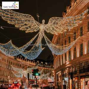 Décorations de Noël LED extérieures en forme de croix et d'anges 2027 - Product Image 4