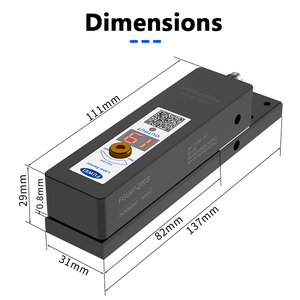 FUWEI FGU07-200S optik sensör etiketleme makineleri için şeffaf etiket algılama sıcak altın gümüş kapasitif göz sensörü etiket sensörü - Product Image 4