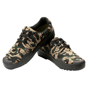 รองเท้าผ้าใบลายพรางสำหรับผู้ชาย พื้นยางกันลื่น ส้นเตี้ย ทนทาน ระบายอากาศได้ดี เหมาะสำหรับใส่ทำงานและเล่นกีฬากลางแจ้ง - Product Image 1