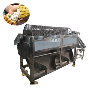 high efficiency fresh cocoa beans shell machine cocoa bean pod hulling dehuller machine