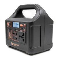Générateur Solaire Portable d'Extérieur Mini Silencieux, Centrale Électrique 200W Alimentée par Panneau Solaire avec Batterie LiFePO4 et Prise Secteur