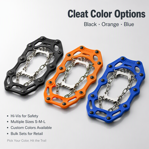 Silicone Ice Cleats <b>Anti</b> <b>Slip</b> <b>Shoe</b> Covers Traction Durable for Hiking Winter Walking Snow Outdoor Custom OEM ODM Wholesale Use - Product Image 6