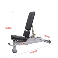 Banc de musculation commercial de haute qualité, chaise d'haltères réglable, équipement de gym, banc de musculation pliable pour la maison, banc de presse
