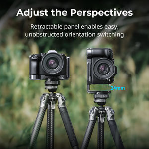 Para placa de montaje de aleación de aluminio en forma de L <span class=keywords><strong>SmallRig</strong></span> para Sony Alpha 1 9 III Placa de liberación rápida para trípodes Arca-Swiss para DJI - Product Image 4