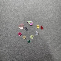 Kit de fabrication de bijoux dentaires en forme de papillon, personnalisable en gros, avec des pierres précieuses rondes et ovales, des pierres précieuses de couleur, des pierres précieuses pour les dents