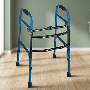 Deluxe American Style Reciprocal Foldable Aluminum Healthcare Supply <b>Walkers</b> <b>Rollator</b>-Multi-color High Quality Stable Daily Use - Product Image 2
