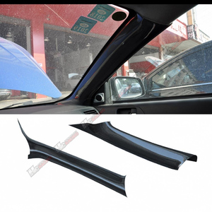 คาร์บอนแบล็คขัดเงาแบบ 3x3 Twill Weave สำหรับตกแต่งรถยนต์มิตซูบิชิ EVO 10 Lancer X EX ปี 2008-2017 - Product Image 6