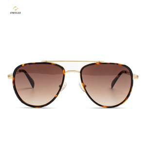Herren-Sonnenbrille 2024 Klassische Aviator-Sonnenbrille Hochwertige Acetat-Metall Luxus-Sonnenbrille für Männer - Product Image 2