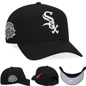 Casquettes de baseball unisexes en coton de haute qualité à 6 panneaux, logo brodé 3D personnalisé, visière incurvée, décontractées et respirantes - Product Image 1