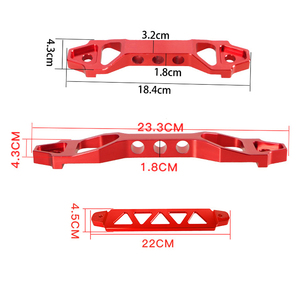 Abrazadera de batería de aluminio para coche, motocicleta, varios tipos, soporte de batería colorido, soporte de batería de montaje fijo - Product Image 4