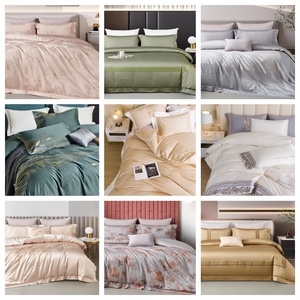 Bộ ga trải giường chất lượng khách sạn, nhà ở, sản xuất tại xưởng, OEM, tùy chỉnh kích thước King/Queen, 100% cotton, cao cấp, màu trắng - Product Image 3