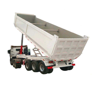 Semirremolque Volquete Hidráulico Trasero de Servicio Pesado con Caja de Carga de Alta Dureza <span class=keywords><strong>para</strong></span> Trabajos Mineros y Transporte de Cereales - Product Image 3