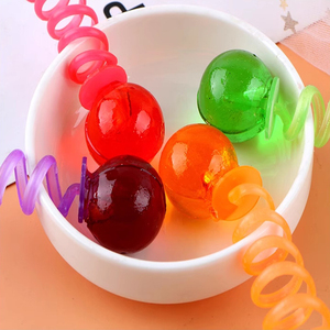 Bonbons Anneaux Goût Fruité les Plus Vendus, Emballage Boîte, Sucettes Anneaux Amusantes et Élastiques - Product Image 5