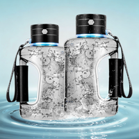 Bouilloire de Sport aquatique à hydrogène moléculaire Dupont Ion de grande capacité en titane alcalin portable 1.5L