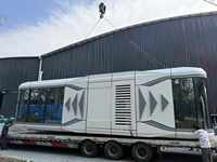 Rumah Kontainer Prefabrikasi Modular Modern Perakitan Cepat Buatan Khusus, Bilik Privasi Kedap Suara Akustik untuk Penggunaan Luar Ruangan