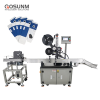 Gosunm pâte automatiquement machine d'étiquetage de codes à barres sur les étiquettes volantes de vêtement avec chargeur automatique