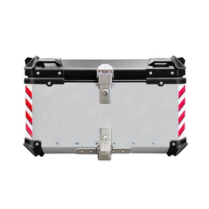 85L Silver+Black F2-MOTO 1 Helmet Capacity <strong>Motorcycle</strong> <strong>Accessories</strong> Top Case Aluminum Trunk <strong>Wholesale</strong> <strong>Motorcycle</strong> Tail Box
