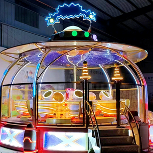 Manèges de parc d'attractions pour enfants, équipement de parc à thème, manège extérieur Galactic Storm Spray Ball à vendre - Product Image 1