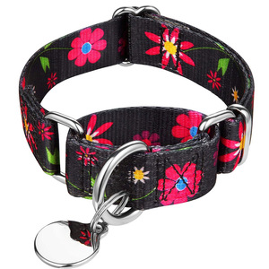 Collar de perro integrado, logotipo de patrón personalizado, etiqueta de Metal ajustable, fábrica al por mayor - Product Image 5
