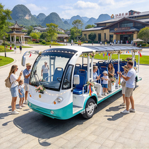 Autobús Eléctrico Turístico para Puntos Turísticos, Autobús de Transporte para Hoteles, Parques y Venta de Boletos, Autobús Eléctrico de Turismo - Product Image 1