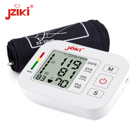 Monitor Tekanan Darah Digital Elektrik Profesional untuk Lengan Atas, LCD, Mesin Pengukur Tekanan Darah Medis untuk Penggunaan di Rumah, Akurasi Tinggi, Portabel, Kelas CE