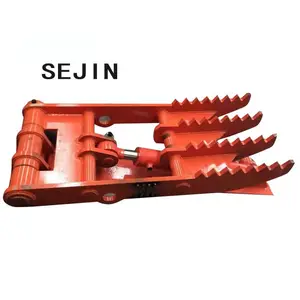 SJ08 excavator thumbs work with any bucket blade or rake opening up endless possibilities for your operation