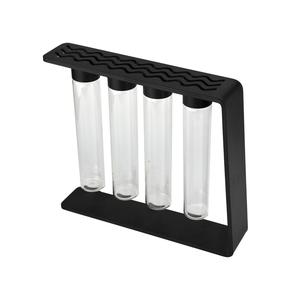 Tubes de rangement pour grains de café, conteneurs hermétiques en verre avec support pour outils à café, présentoir à tube unique - Product Image 5