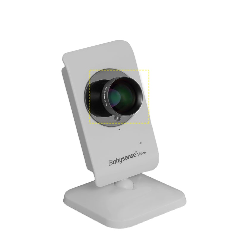 Lboolo высокого качества Высокое качество оптический видео аксессуары для детского монитора 4X зум-объектив