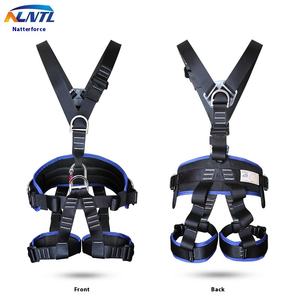 Arnés de seguridad de cinco puntos de cuerpo completo de estilo europeo, equipo de <span class=keywords><strong>escalada</strong></span> al aire libre desmontable para trabajo de gran altitud, entretenimiento deportivo - Product Image 4