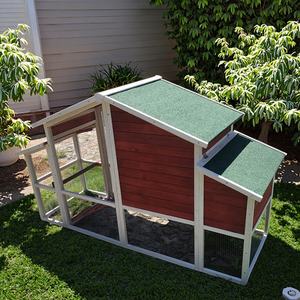 SDC038-01 Pollaio in Legno Massello Casetta per Galline con 2 Nidi Gabbia per Pollame da Esterno per Giardino e Cortile Conigliera - Product Image 5