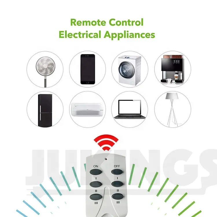 Indoor Wireless Remote Control outlet for Household Appliances  Wireless Remote Light Switch  LED Light Bulbs