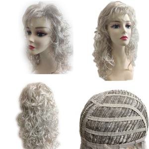 Fibra di alta qualità premium la più vicina alla <span class=keywords><strong>parrucca</strong></span> sintetica per <span class=keywords><strong>capelli</strong></span> in fibra di <span class=keywords><strong>capelli</strong></span> umani per donne bianche molto leggere - Product Image 4