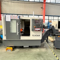 Torno CNC de Cama Inclinada Automático de Alta Precisión con Sistema de Control Fanuc/GSK TCK36A