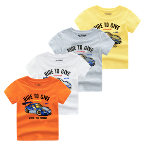 Exquisite Workmanship Boys Printing T-Shirt Fashion Kids Natural Cotton T Shirt - Product Image 1
