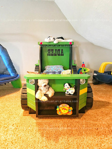 Cartoon <strong>Car</strong> <strong>Single</strong> <strong>Bed</strong> for Kids' Room Creative Personalized <strong>Bed</strong> for Boy Multi-functional Storage <strong>Bed</strong> for Boys' Bedroom - Product Image 3