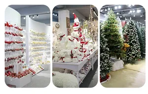 5FT 6FT 10FT PE PVC Nieve artificial Árbol de Navidad Mixto Premium Flocado arbol de navidad kerstbomen Árbol de Navidad