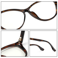 Monture de lunettes de vue unisexe style européen et américain, forme œil-de-chat, en TR90, ultra-légère, design rétro, anti-lumière bleue
