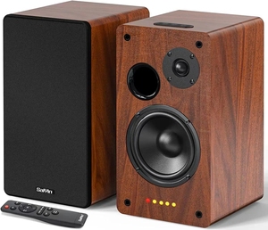 ลำโพงบลูทูธแบบแอคทีฟ HiFi สำหรับโฮมเธียเตอร์ รุ่น Professional Surround 2.0 พร้อมแอมพลิฟายเออร์ในตัว วัสดุไม้ - Product Image 1