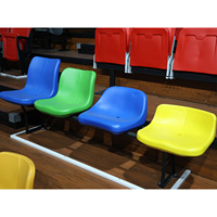 Chaise de stade en plastique HDPE durable, approvisionnement direct d'usine, siège de tribune extérieur pour les matchs de football, prix compétitif