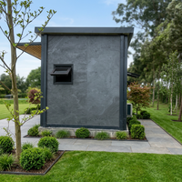 Abri en blocs de pierre écologique, imperméable et durable pour garage et usage extérieur, surface polie, conception robuste