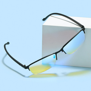 Gafas cuadradas de medio Marco de moda al por mayor 2025, rojas y verdes para daltónicos gafas de sol, gafas para daltónicos para hombres y mujeres - Product Image 3